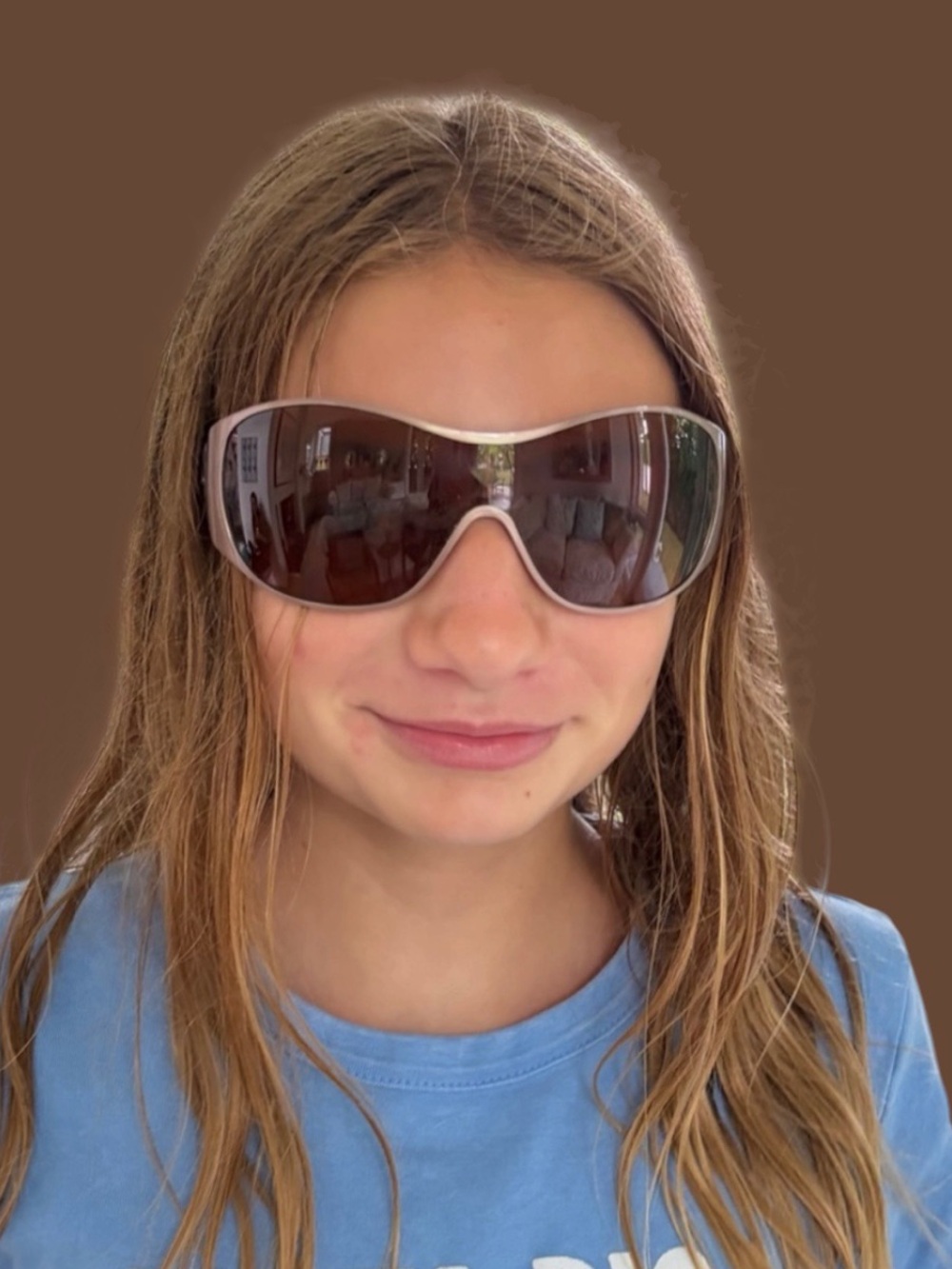 Deal🍁🍁Oakley Gold  Frame Brown Lens Women's Wrap Sunglasses Breathless